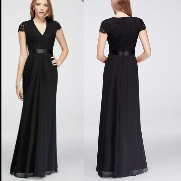 David's Bridal Dresses & Skirts - David's Bridal Lace | Formal gown  Sz 8 NWT